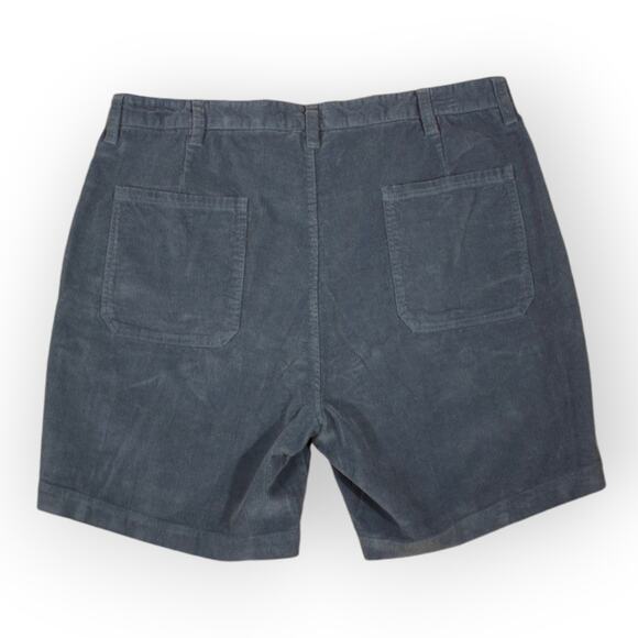 BOAST USA Mens 36 Patch Pocket Corduroy Short Blue NWT 7.5" Inseam - Picture 2 of 10